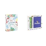 BIC My Stationery Box - 28 Produits d'Ecriture & My Message Dreamer Kit - Kit de Papeterie avec 1 Stylo à Bille 4 Couleurs, 1 Surligneur Grip Green, 1 Carnet de notes A6 Blanc