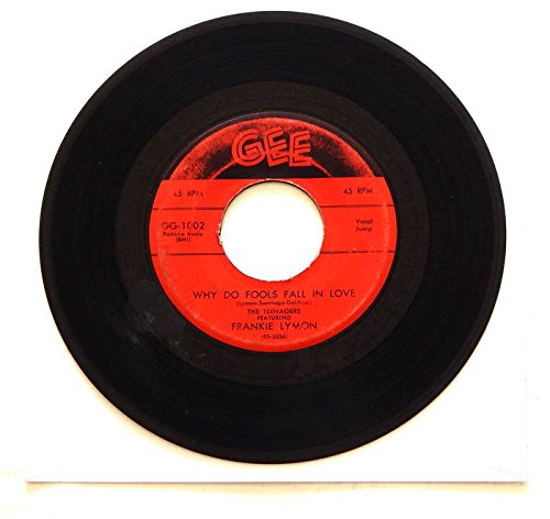 The Teenagers Featuring Frankie Lymon WHY DO FOOLS FALL IN LOVE b/w PLEASE BE MINE - Gee Records 1955 - Vinyl 7 Inch Single Record - Great Rock 'N Roll / Doo Wop single, a Fantastic HIT!