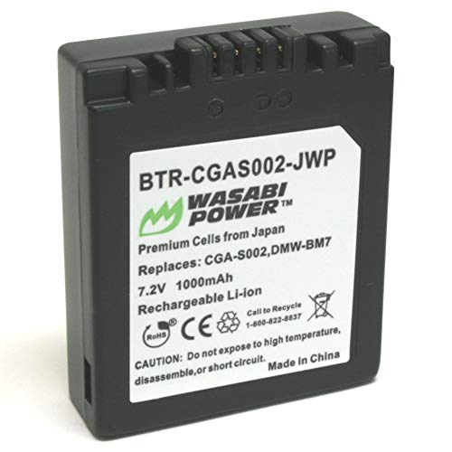 Wasabi Power Battery for Panasonic DMW-BM7 & Lumix FZ Series