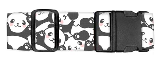 Luggitime Luggage Straps for Suitcases Travel Belt Accessories, Cute Suitcase