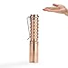 Ouomm Reylight Mini Pocket Flashlight LED Handheld Keychain Clip Flashlight Torch 3 Modes AAA Battery Powered Bright 360 Lumens Waterproof Solid Copper Flashlight for Hiking Camping Fishing,Golden