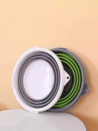 Image of A Unique Product Range 2020 Design Collapsible Foldable Silicone Circle Buckets For Fishing /Car Washing /All Other Home /Garden Activities(Random Color,10L)
