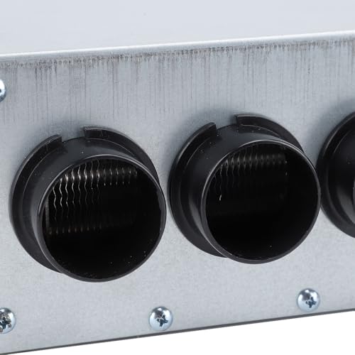 Auto -Underdash -Heizungs -Kit, 12 V Universal Fast Heating Air Deffroster mit 4 Lüftungsschlitzen, 3 -Geschwindigkeitsschalter, Kompakte Größe, für Autos, Wohnmobile,