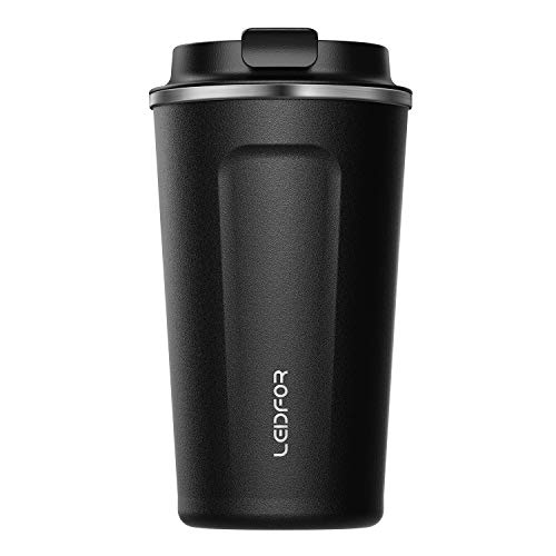 Leidfor Insulated Tumbler Coffee Travel Mug Thermal Coffee Cup Vacuum Insulation Stainless Steel