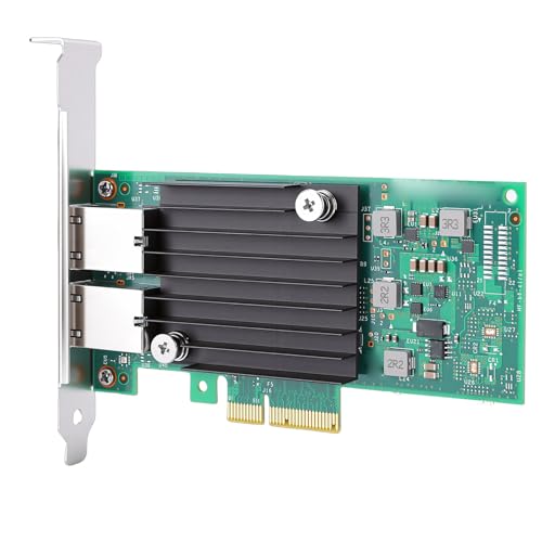 Carte Réseau PCIE 10 Go Jectse Double Port RJ45 Ethernet Express 3.0 X4 Vitesse 2.5G 5G