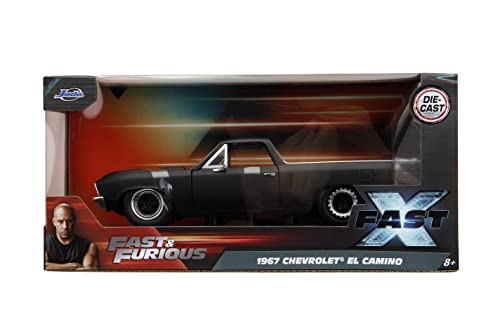 Jada Fast & Furious Fast X 1:24 1967 Chevy El Camino Die-Cast Car miniatura 2