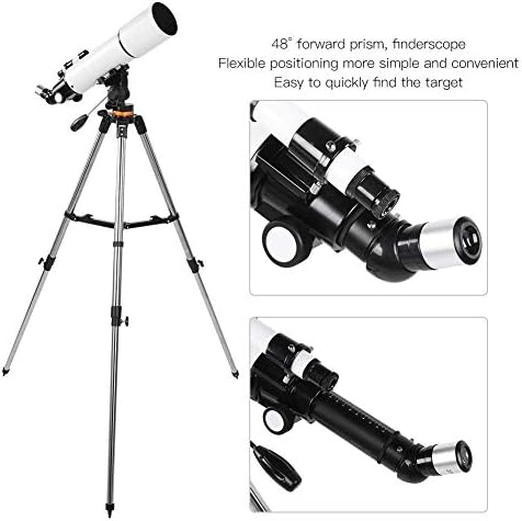 Telescope Astronomical for s 80Mm Aperture 500Mm Focal Length 3X Refractor Magnificatio