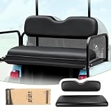 10L0L Golf Cart Rear Seat Replacement Cushions,Universal Rear Flip Seat Cushions for Yamaha EZGO Club Car