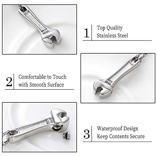 Shajwo 10528-YQJ-A Cremation Wrench Urn Necklace Ashes Jewelry thumb #3