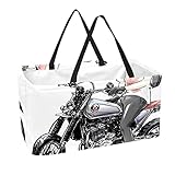 【Tamaño】22.0x12.6x11.4in/56x29x32cm. La bolsa de la cesta de la compra grande le permite empacar alimentos, bebidas y todos los artículos que desee cuando salga de compras o juegue.