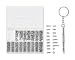 Produktbild SCSpecial Brillenreparaturset mit Schrauben und Schraubendreher 1000 Teile Winzige Schrauben und Muttern Sortimente für Sonnenbrillen Brillenreparaturwerkzeuge