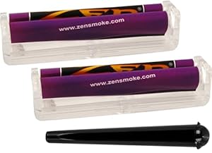 yaoviz Set 2x ZEN konische Drehmaschine KingSize 110mm Jointroller - Jointhülle farbig Clipverschluss