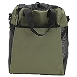 EXHUMKY Verstellbare Angelstiefeltasche aus Oxford Stoff für Outdoor Tragbarer Angelstiefelbehälter mit Belüftung Schützt Hohe Regen und Schneestiefel vor Geruch und Formverlust
