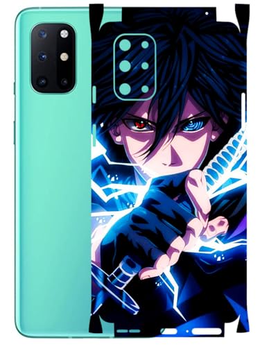 Image of AtOdds - Full Body Back Screen Guard Protector Film - Lamination Wrap Skin Sticker Compatible with ONEPLUS 8T | Scratchproof Matte Finish (Anime 42)