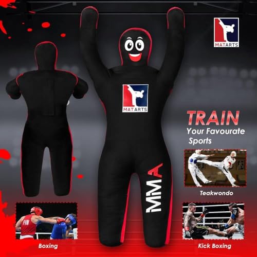 image for MatArts MMA Grappling Punching Dummy for Kids Combat Sports BJJ jiu Ji