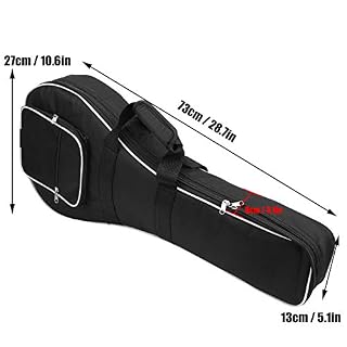 Alomejor Mandoline Case Gig Bag Sac à Dos Housse de Protection Portable Portable Épaissir Oxford Tissu Double Fermetures… - Les Beatles, Paul McCartney, John Lennon, RIngo Starr, George Harrison Alomejor Mandoline Case Gig Bag Sac à Dos Housse de Protection Portable Portable Épaissir Oxford Tissu Double Fermetures… – Image 2