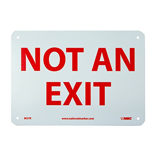 NMC M27R Safety Sign, 