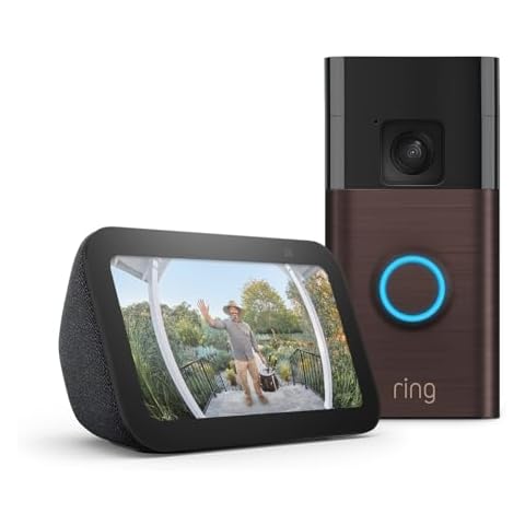 Ring Battery Video Doorbell with Echo Show 5 Cover