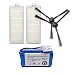 Produktbild LouiseEvel215 Wiederaufladbar für ILIFE Akku + Bürstenfilter 14.8V 2800mAh Roboterstaubsauger Zubehör für Chuwi für Ilife A4 A4s A6