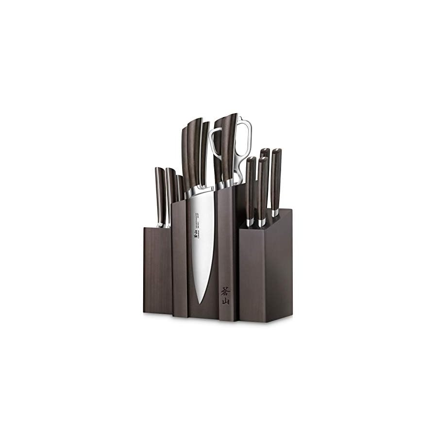 Cangshan A Series 1022285 German Steel Forged DENALI Magnetic Knife Block Set