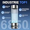 Feelhap Bouteille d'Eau Hydrogène,Générateur d'Eau Hydrogène Portable,450ML Générateur d'Eau Ioniseur Rechargeable avec Technologie SPE et PEM,Jusqu'à 6850PPM,Eau Riche en Hydrogène en 6 Minutes