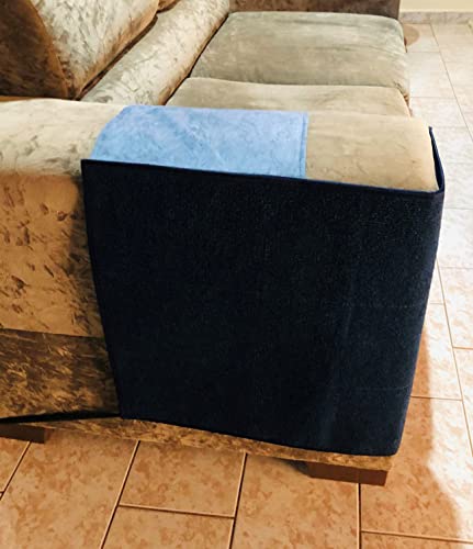 Arranhador para gatos e protetor do braço do sofá (Azul)