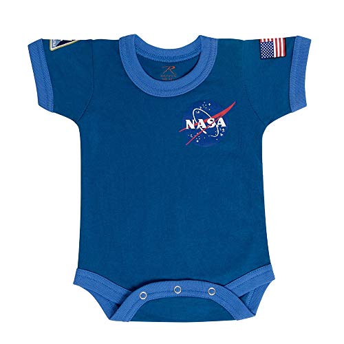 Image of Rothco NASA Infant One Piece Bodysuit, 3-6 Months Navy Blue