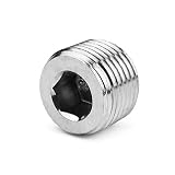 Metalwork 304 Stainless Steel Pipe Fitting, Hex Socket Countersunk Plug, 2' NPT Male, (Pack of 1)