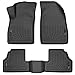 Husky Liners Weatherbeater | Fits 2013 - 2022 Buick Encore, Fits 2015 - 2022 Chevrolet Trax, Front & 2nd Row Liners - Black, 3 pc. | 98271