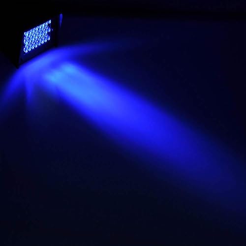 Miniatura 7 de Luces estroboscópicas LED azules de baile, luces estroboscópicas de control de velocidad ajustable, luz de escenario con 24 LED superbrillantes,