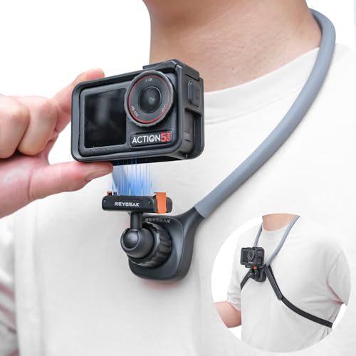 Support de cou magnétique orientable à 360 sangle anti-secousse pour DJI Osmo Action