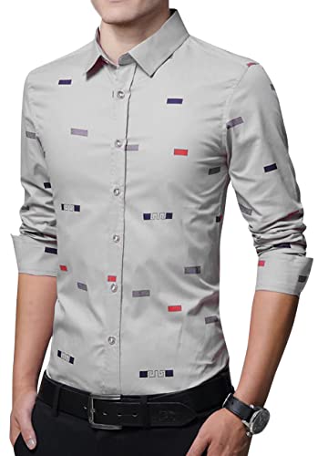 IndoPrimo Men's Regular Fit Cotton Casual Shirt Price History