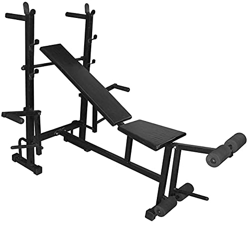 Image of Bodyfit Fitness New Multi Adjustable Exercise Bench | Full Body Workout | Foam Soft Padding | Bench Press | Heavy Solid Steel. (8in1)