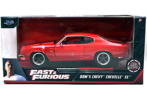 Doms 1970 Chevrolet Chevelle SS Jada Toys miniature 1:24 de Fast and Furious