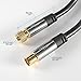 KabelDirekt 1m Cable TV SAT 75 Ohm, HDTV, conector F a conector...