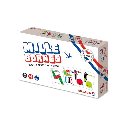 Dujardin – Mille Bornes Le Grand Classique – Jeu de société – Jeu de Cartes – Atteignez...