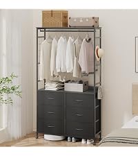 Amazon｜LunarLight ハンガーラック 幅100奥行き30高さ180cm ワード