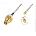 2PCS RF Pigtail Cable RP-SMA Female to U.FL/IPEX Mini PCI RG178 50CM Ships from USA