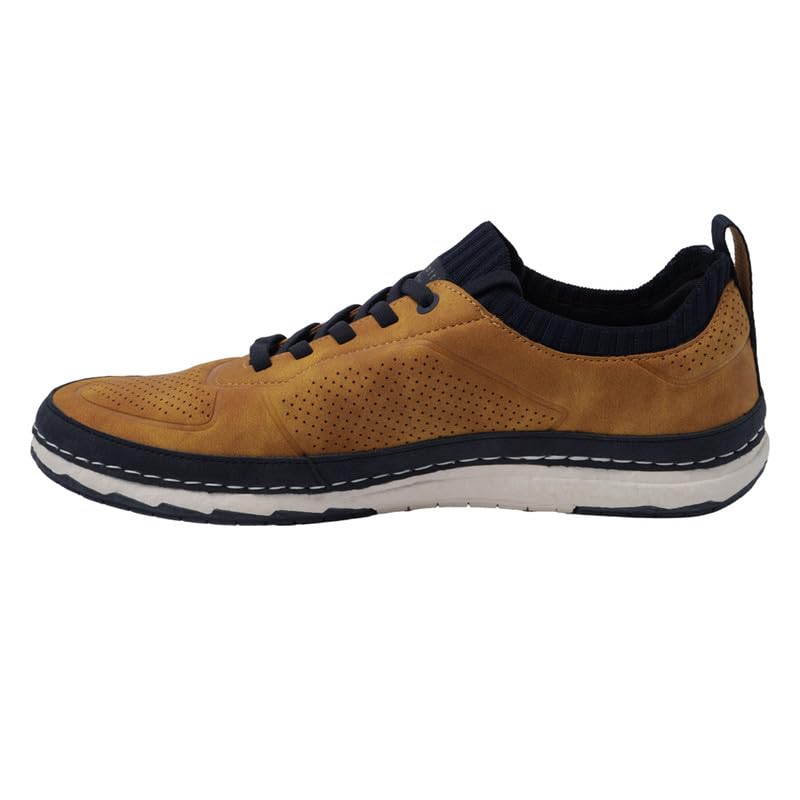 Image of Bugatti Vanadium Yellow Mens Low Top Sneakers - UK 9