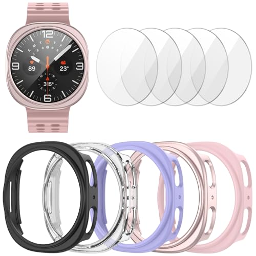 BHARVEST(o[xXg) Galaxy Watch 8 44mm XN[veN^[AhP[XیJo[+KXXN[veN^[ ^n[hPCK[hop[ Samsung Galaxy Watch 8 44mm p 5+5