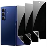 YIEDBCX 3 Pack Privacy Front Screen Protector For Samsung Galaxy Z Fold 7 Anti-Spy Outer Soft Film