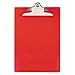 Saunders 21601 Recycled Plastic Clipboards 1-Inch Clip Cap 8 1/2 X 12 Sheets Red