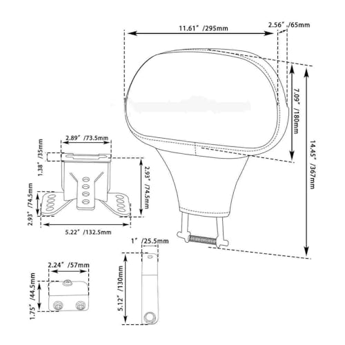Support de dossier conducteur moto en cuir synthétique pour CVO Touring