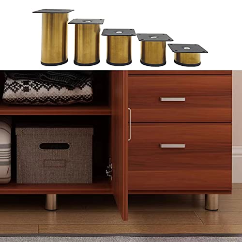 Patas para muebles redondas de acero inoxidable para sofá, cama y armario 8