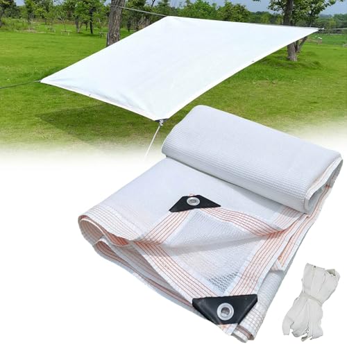 Toile d'ombrage 60% avec œillets bâche pare-soleil 3x6m