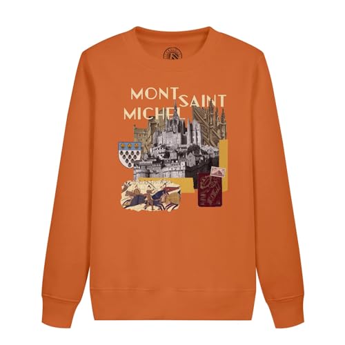 Sweat Normandie enfant souvenir de tourisme : cadeau original inspiré du Mont Saint Michel