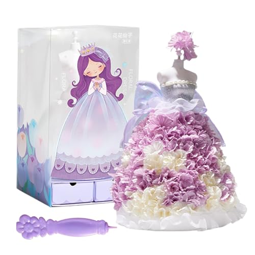 Kit d'artisanat de princesse avec mannequin de mode pour dessiner et créer des vêtements