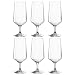 Produktbild LEONARDO HOME Puccini Bier-Gläser 6er Set  Pilsgläser (410 ml) mit gezogenem Stiel  spülmaschinenfeste Biertulpen  Höhe 18,6 cm  069541