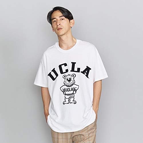 Amazon ビューティ ユース ユナイテッドアローズ メンズ Beauty Youth 別注 Ucla 100th Bear F B T Tシャツ White M Tシャツ カットソー 通販