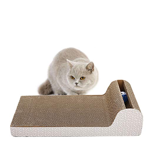 Popetpop – Cartão arranhador de gato com erva de gato, almofada para arranhar, gatinha, corrugada, s